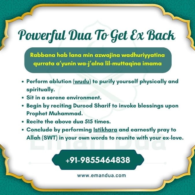 Dua To Get Ex Back